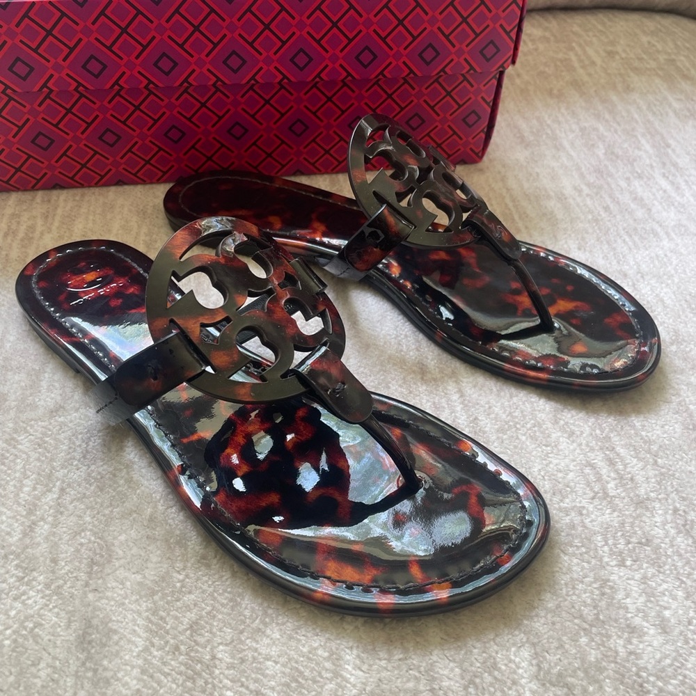 Tory Burch Tortoise Shell Miller Sandal